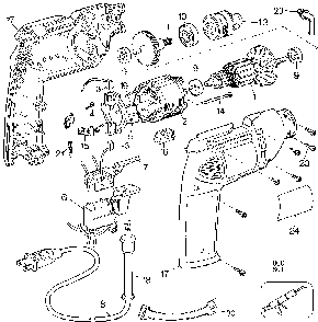 Page A Diagram and Parts List for 22866 Type 2 Black and Decker Electric Drill